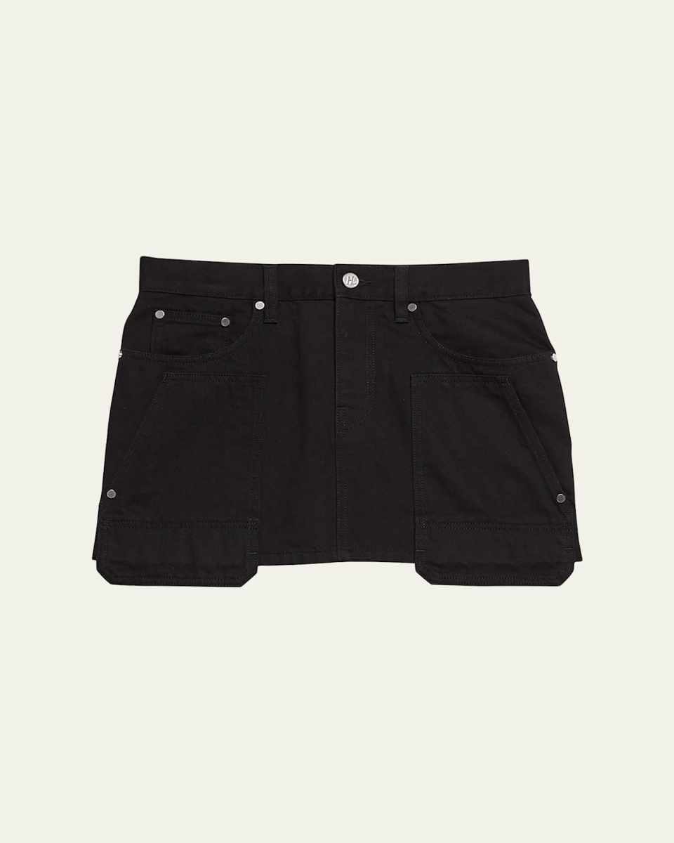 Mini Denim Carpenter Skirt